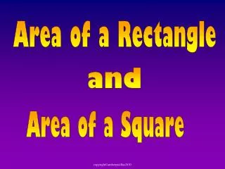 Area of a Square