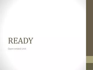 ready