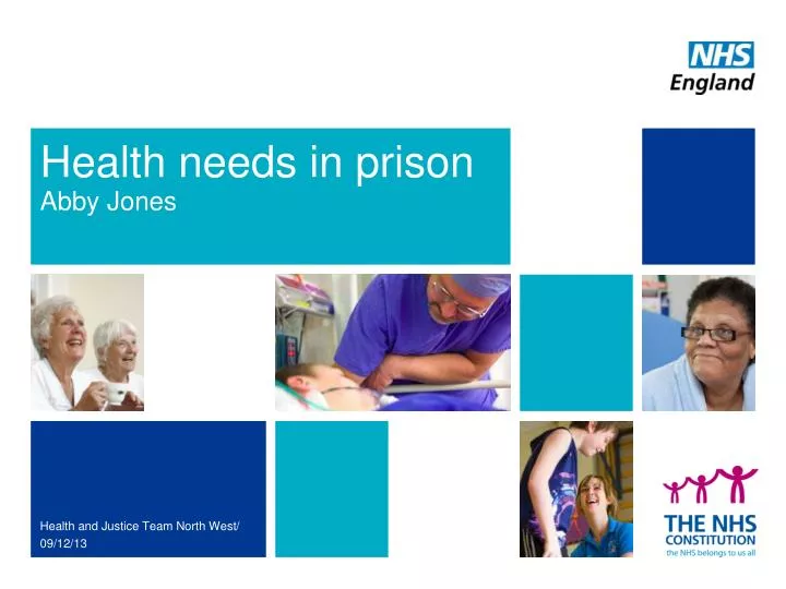 health needs in prison