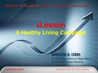 e Lesson A Healthy Living Campaign