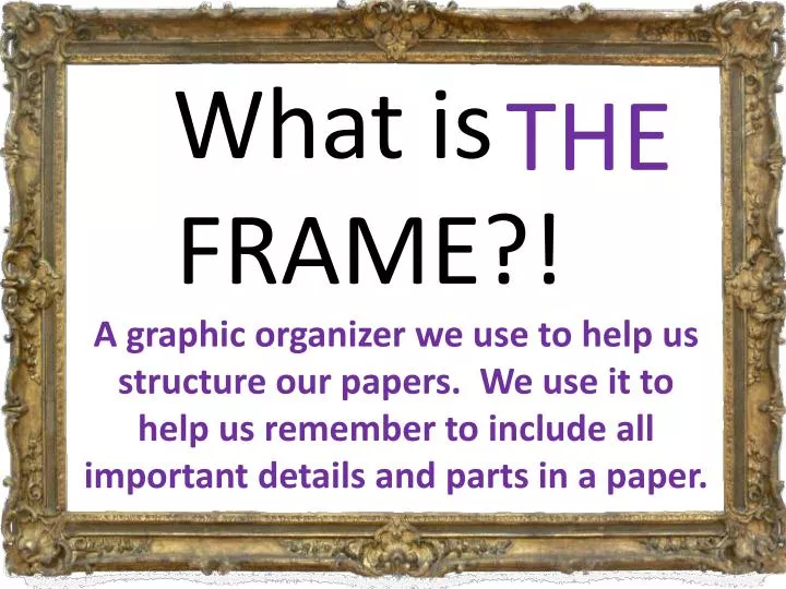 what is a frame
