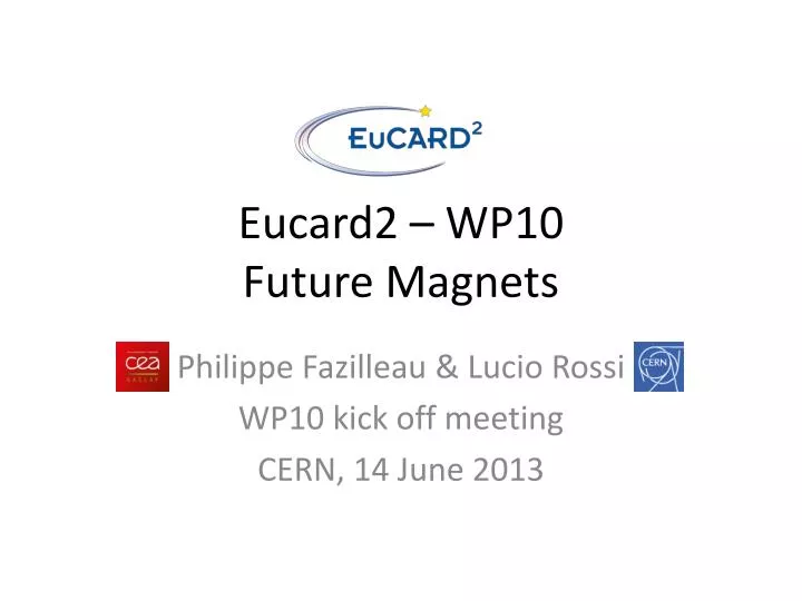 eucard2 wp10 future magnets
