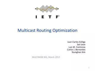 Multicast Routing Optimization