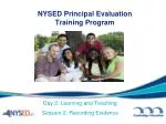 Enhancing Evidence-Based Observation Skills for Principals - slide 1