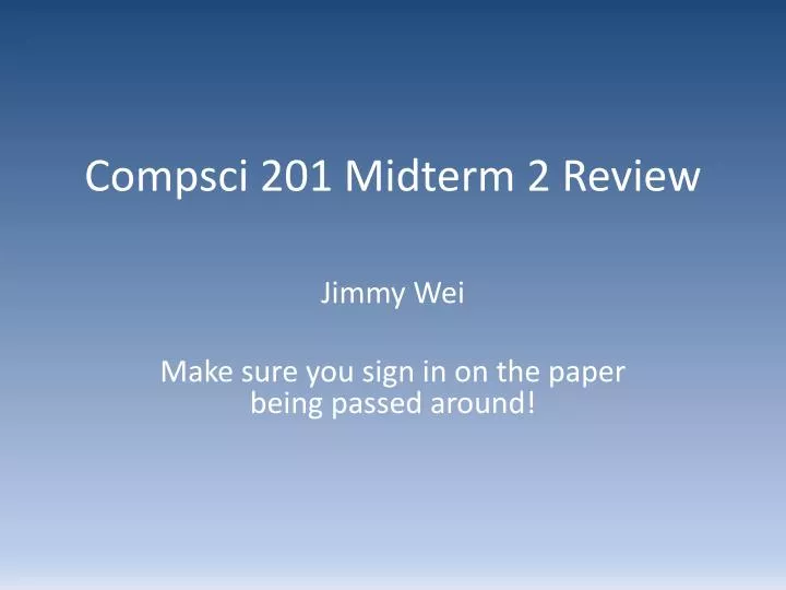 compsci 201 midterm 2 review