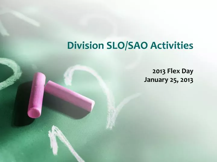 division slo sao activities