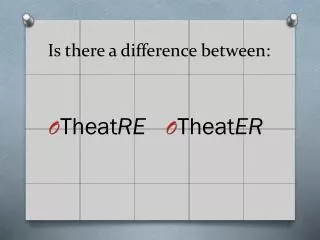 is there a difference between