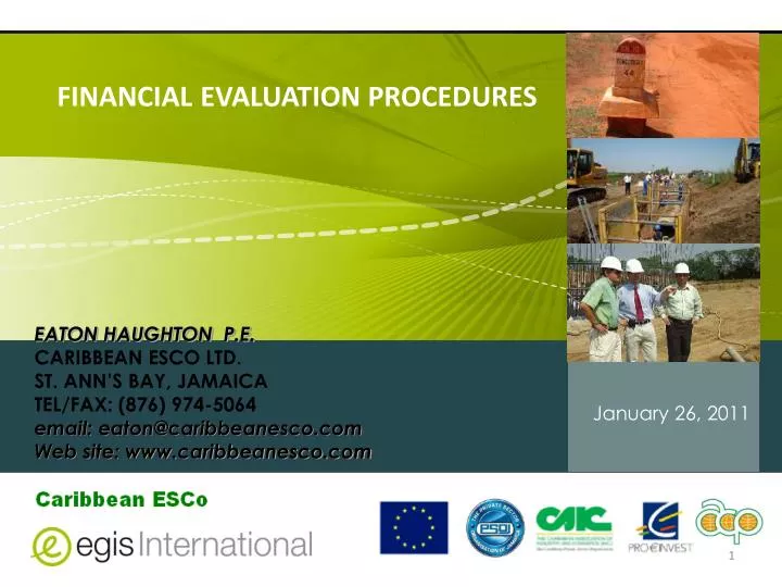 financial evaluation procedures