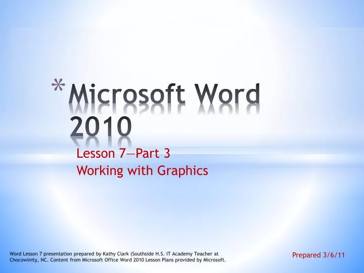 microsoft word 2010