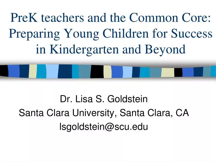 prek teachers and the common core preparing young children for success in kindergarten and beyond