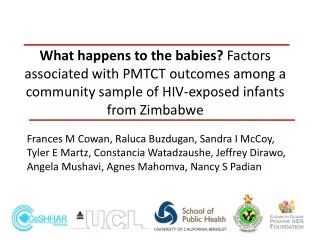 PMTCT in Zimbabwe