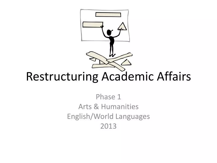 restructuring academic affairs
