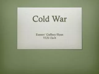 Cold War