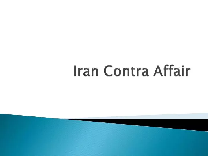 iran contra affair