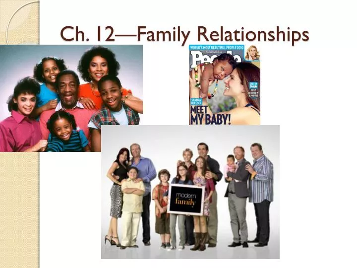 ch 12 family relationships