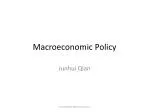 Macroeconomic Policy - slide 1