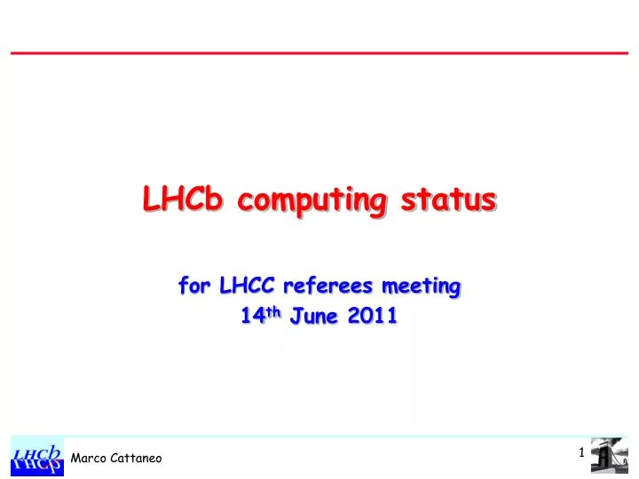 lhcb computing status