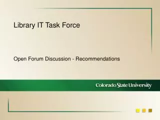 Library IT Task Force