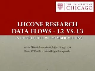 LHCONE Research Data Flows - L2 vs. L3