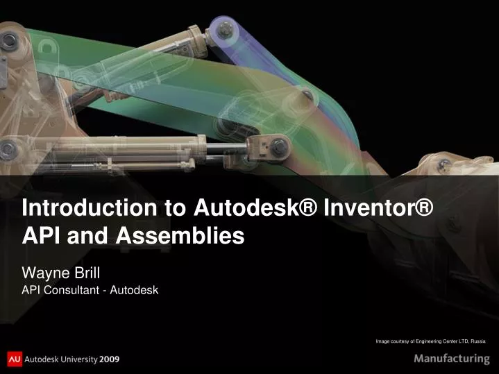 introduction to autodesk inventor api and assemblies
