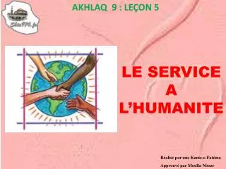 le service a l humanite