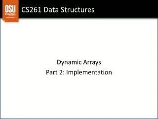 CS261 Data Structures