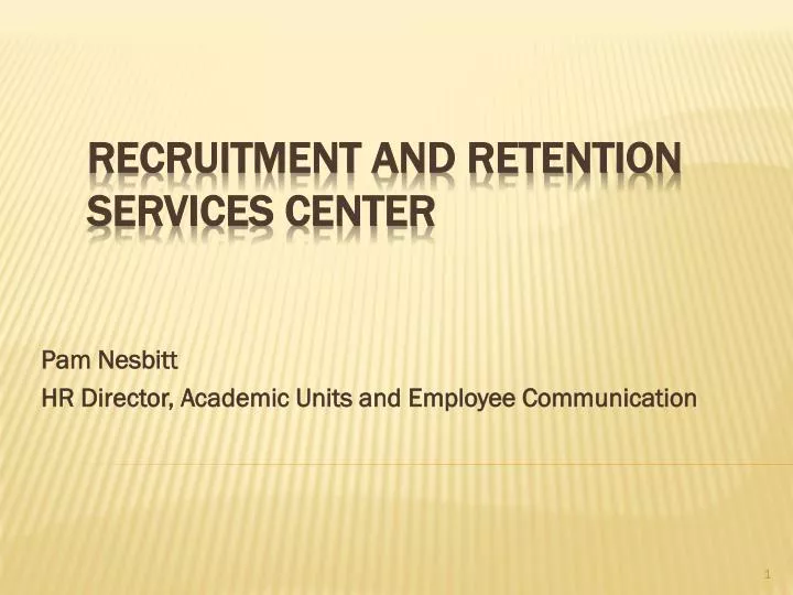 pam nesbitt hr director academic units and employee communication