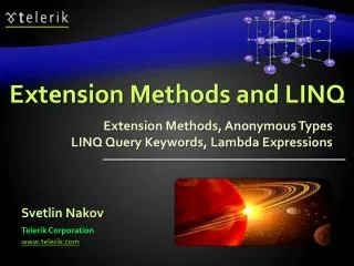 Extension Methods and LINQ