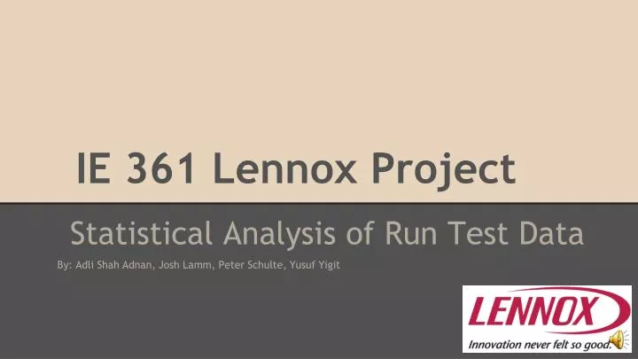 ie 361 lennox project