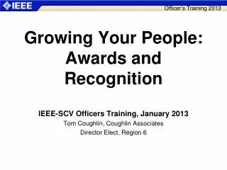 Growing Your People: Awards and Recognition