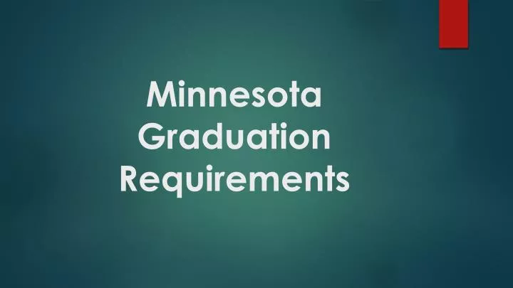 minnesota graduation requirements