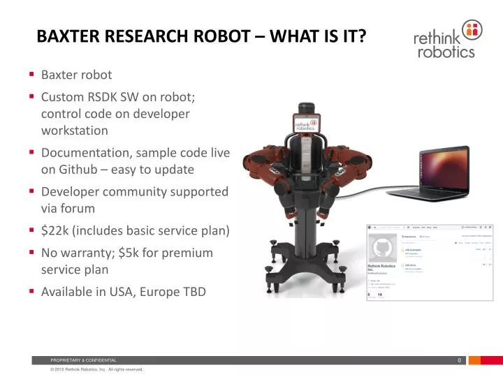 baxter research robot what is it