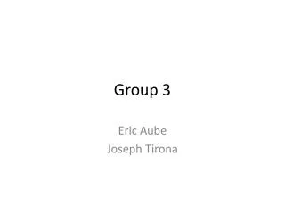 Group 3