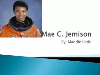 Mae C. Jemison