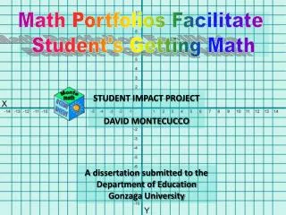 Math Portfolios Facilitate Student's Getting Math