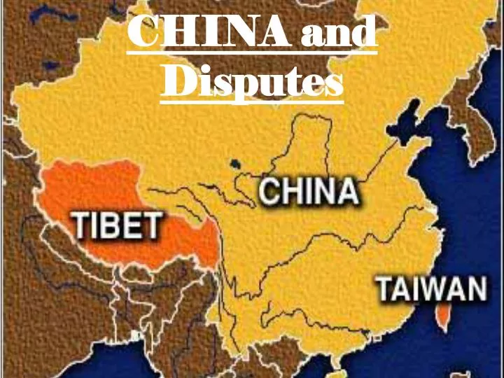 china and disputes