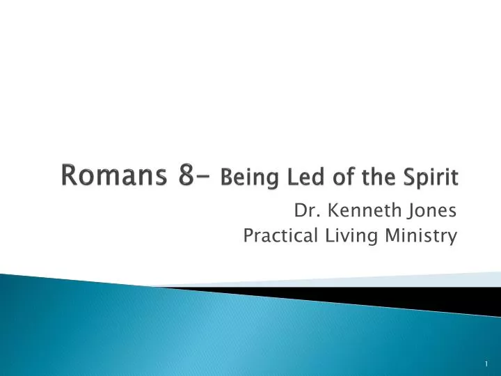 romans 8 being led of the spirit