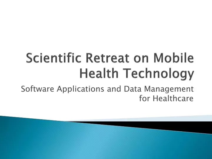 scientific retreat on mobile health technology