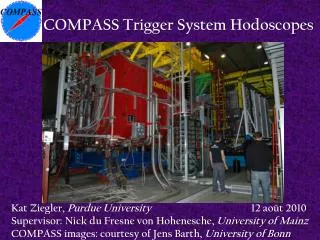 COMPASS Trigger System Hodoscopes