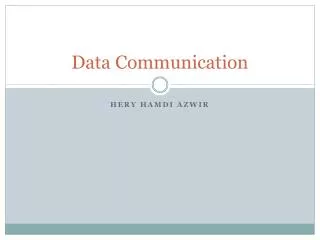 Data Communication