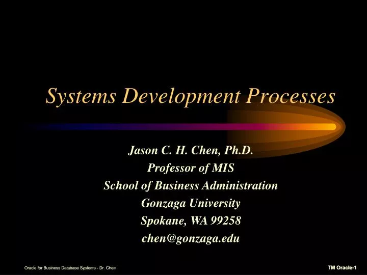 systems development processes