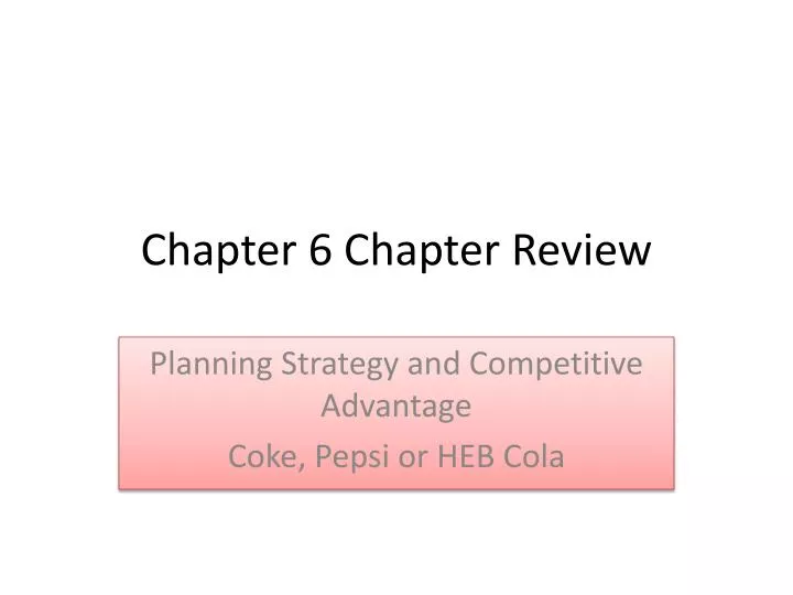 chapter 6 chapter review