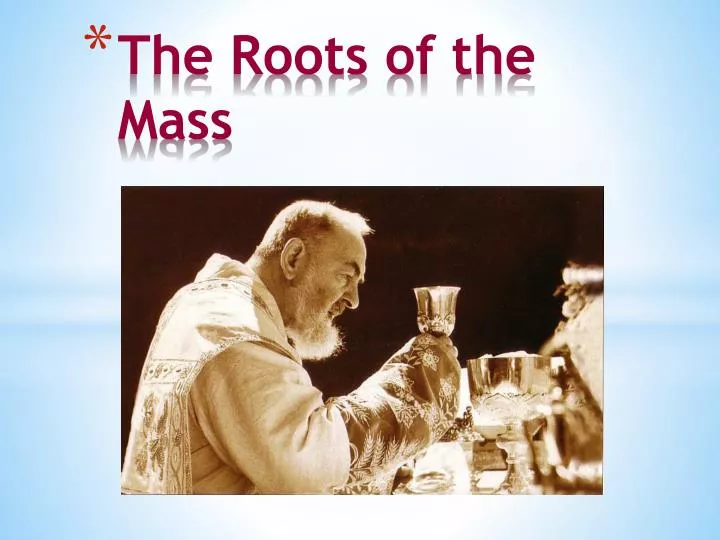 the roots of the mass