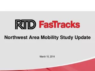 Northwest Area Mobility Study Update