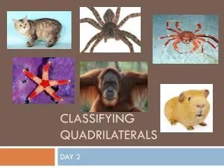 Classifying Quadrilaterals