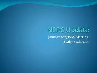 NERC Update