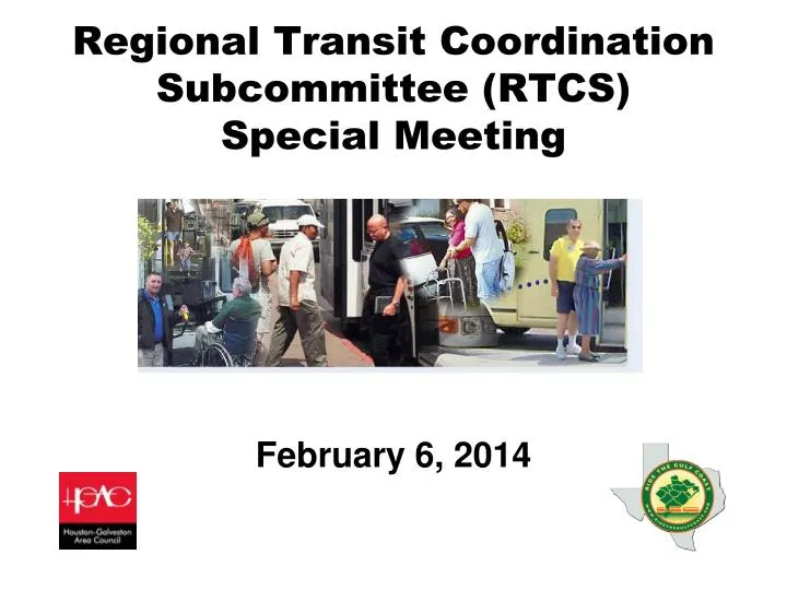 regional transit coordination subcommittee rtcs special meeting