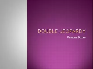 Double Jeopardy