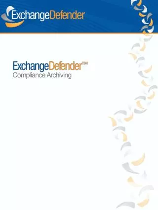 Compliance Archiving