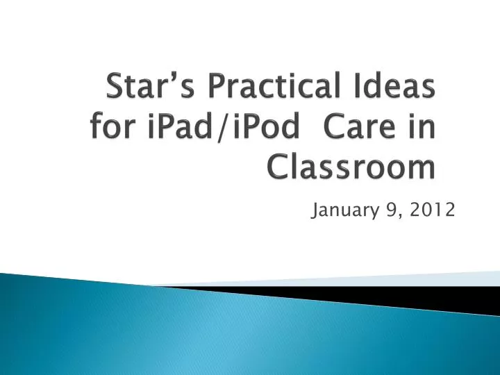 star s practical ideas for ipad ipod care in classroom